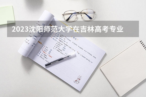 2023沈阳师范大学在吉林高考专业招生计划人数