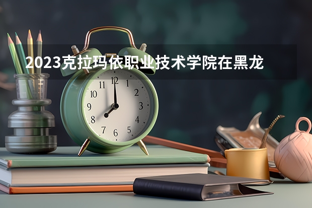 2023克拉玛依职业技术学院在黑龙江高考专业招生计划人数