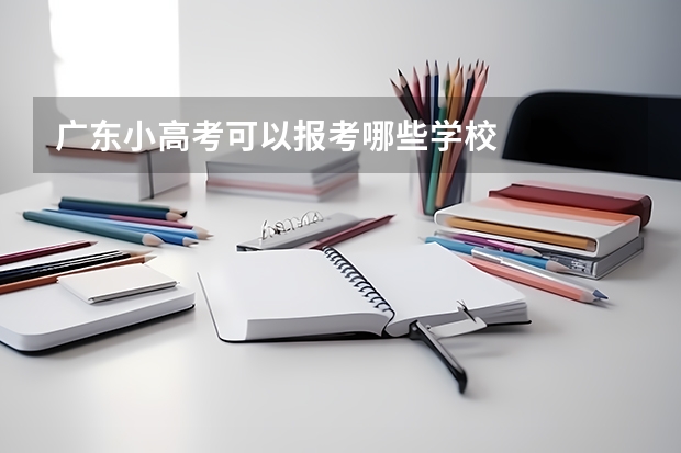 广东小高考可以报考哪些学校