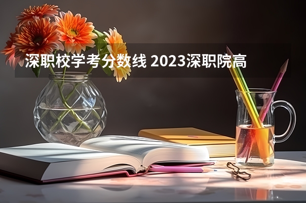 深职校学考分数线 2023深职院高考录取线