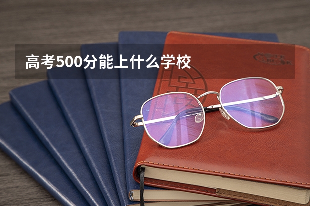 高考500分能上什么学校