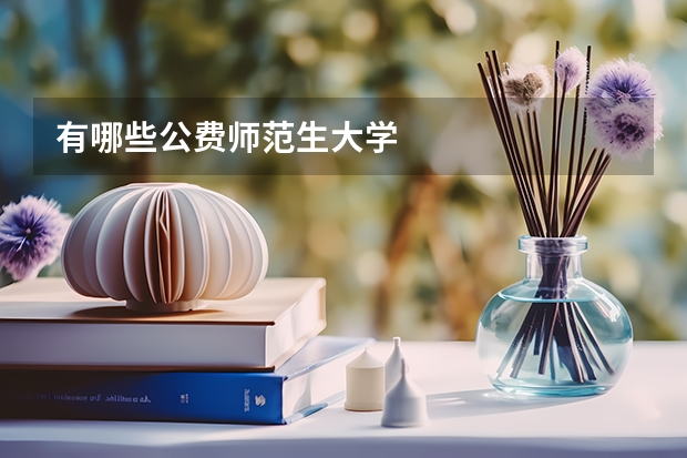 有哪些公费师范生大学