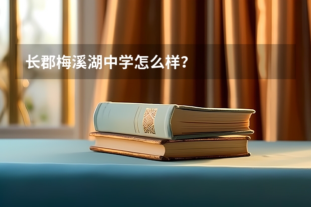 长郡梅溪湖中学怎么样？