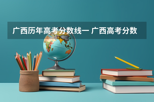 广西历年高考分数线一 广西高考分数线