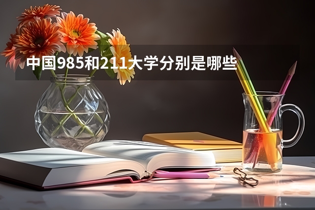 中国985和211大学分别是哪些