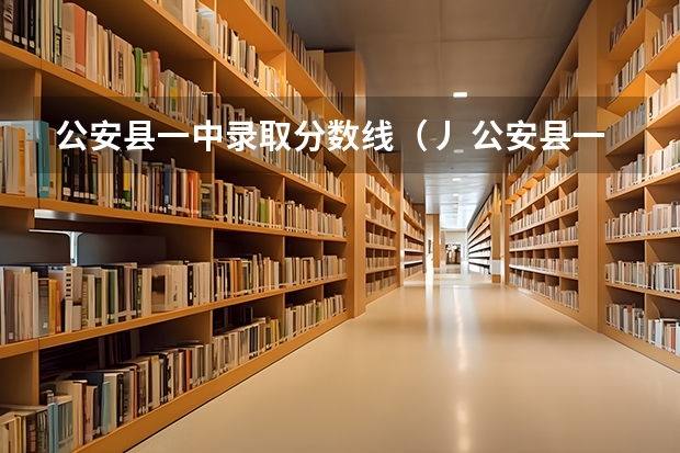 公安县一中录取分数线（丿 公安县一中录取分数线