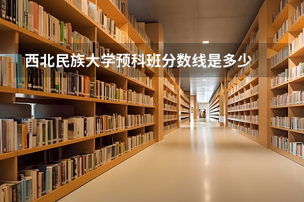 西北民族大学预科班分数线是多少