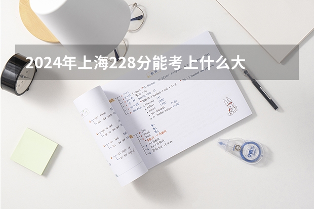 2024年上海228分能考上什么大学？