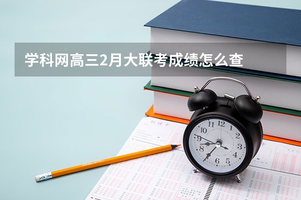 学科网高三2月大联考成绩怎么查